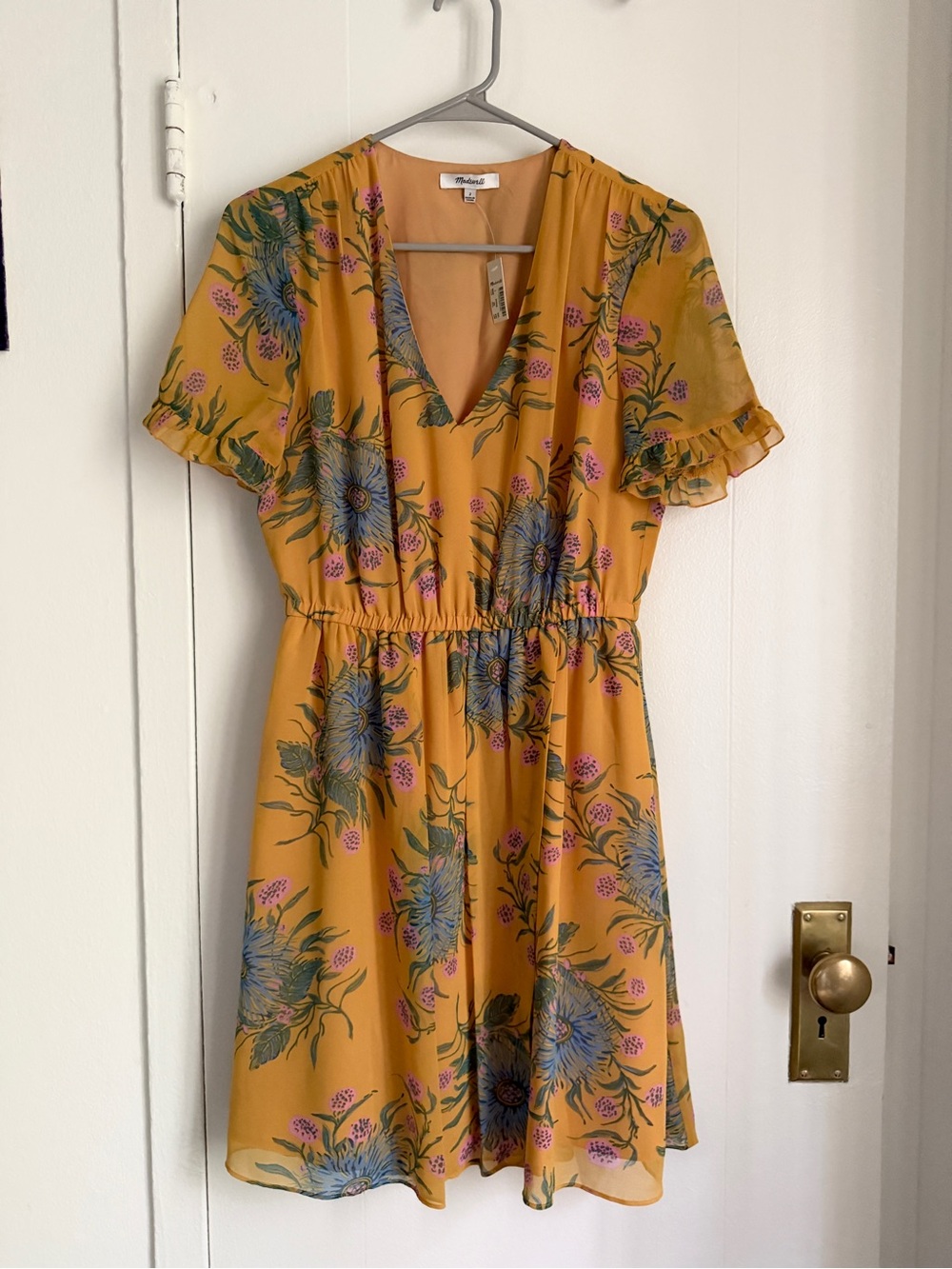 NWT madewell floral dress 2